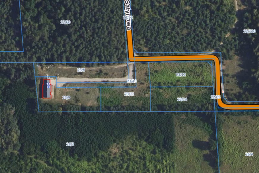 Działki budowlane Żółwin | 1600-2506 m² | MPZP